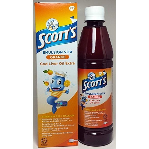 Scott's Emulsion Cod Liver Oil 200ml (Orange)