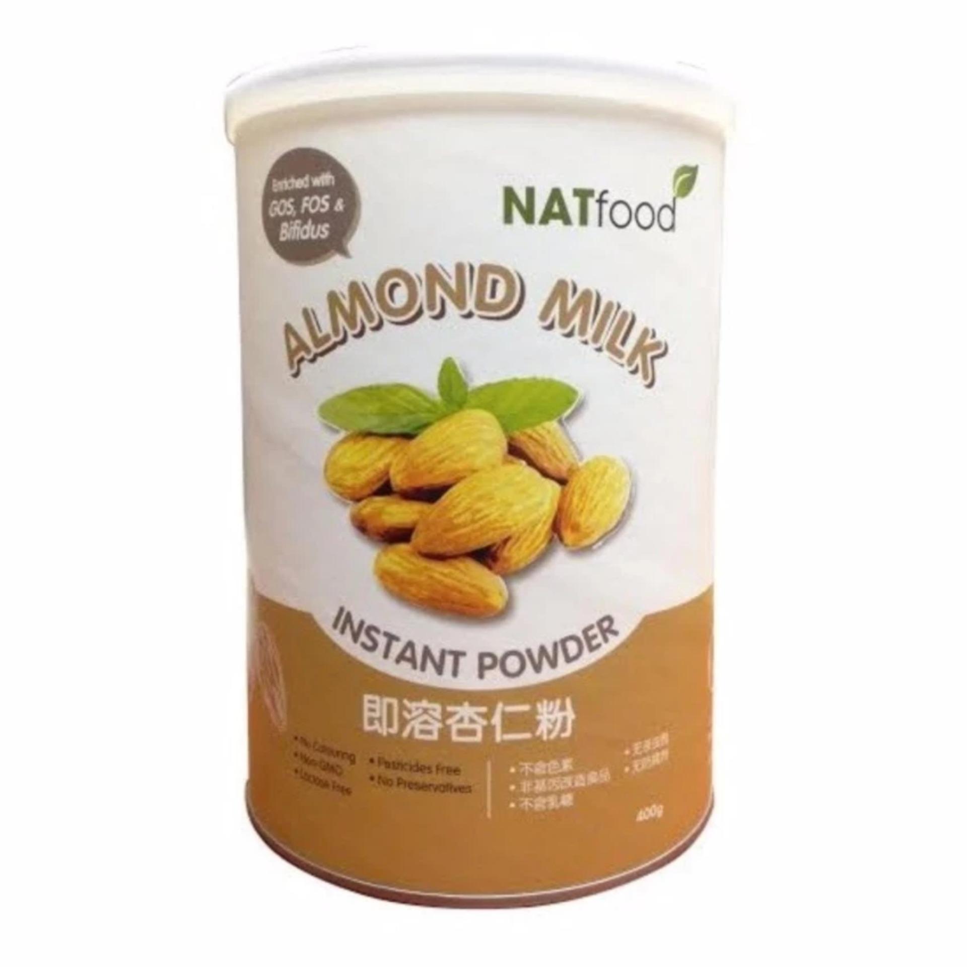 NATFOOD ALMOND MILK INSTANT POWDER 400GM